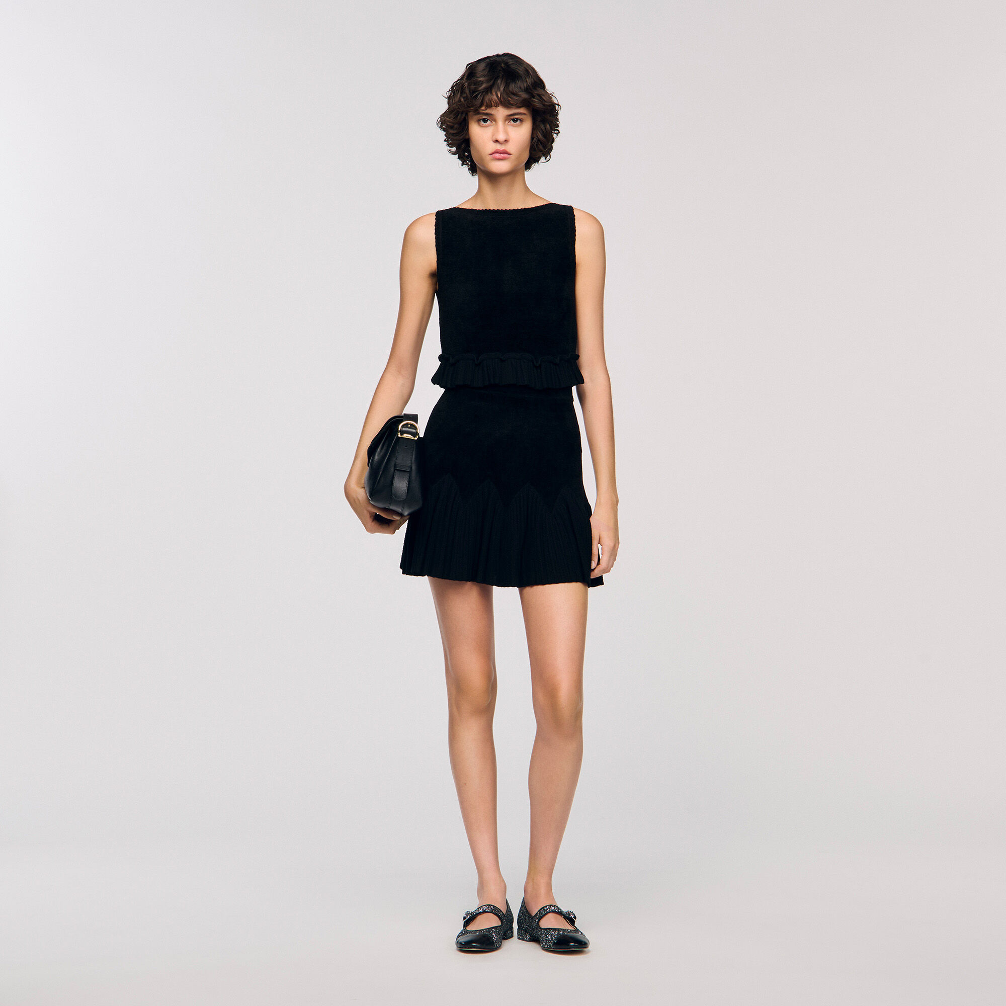 Short Skirt : Skirts & Shorts color Black