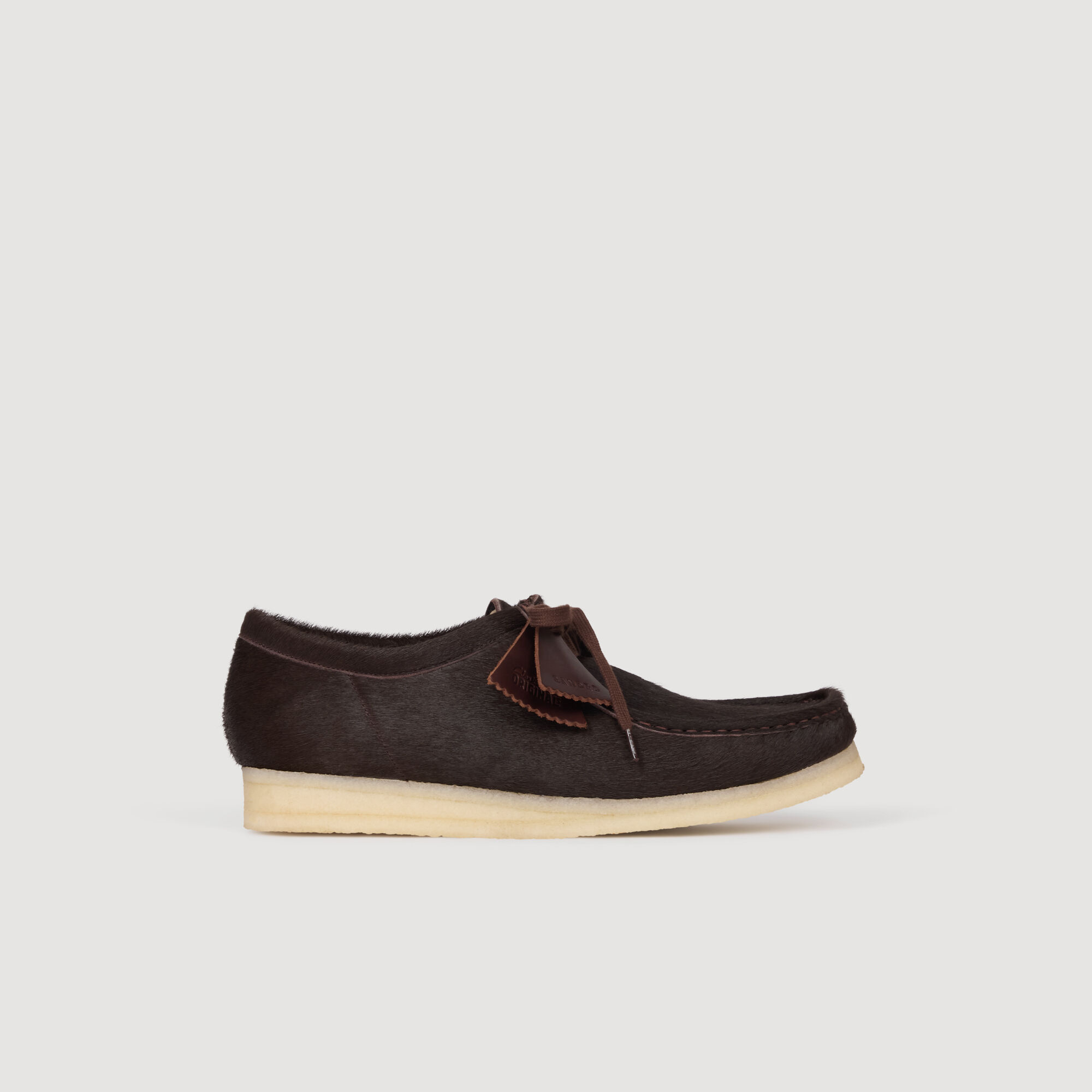 Pony-Hair Effect Wallabee&trade; Derbies : Shoes color Chocolate