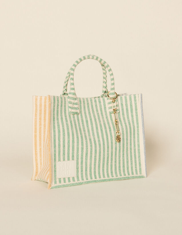 Striped Tote Bag : Others Bags color Multi-Color