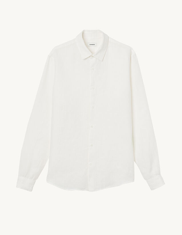 Seamless Hemp Shirt : Shirts color white