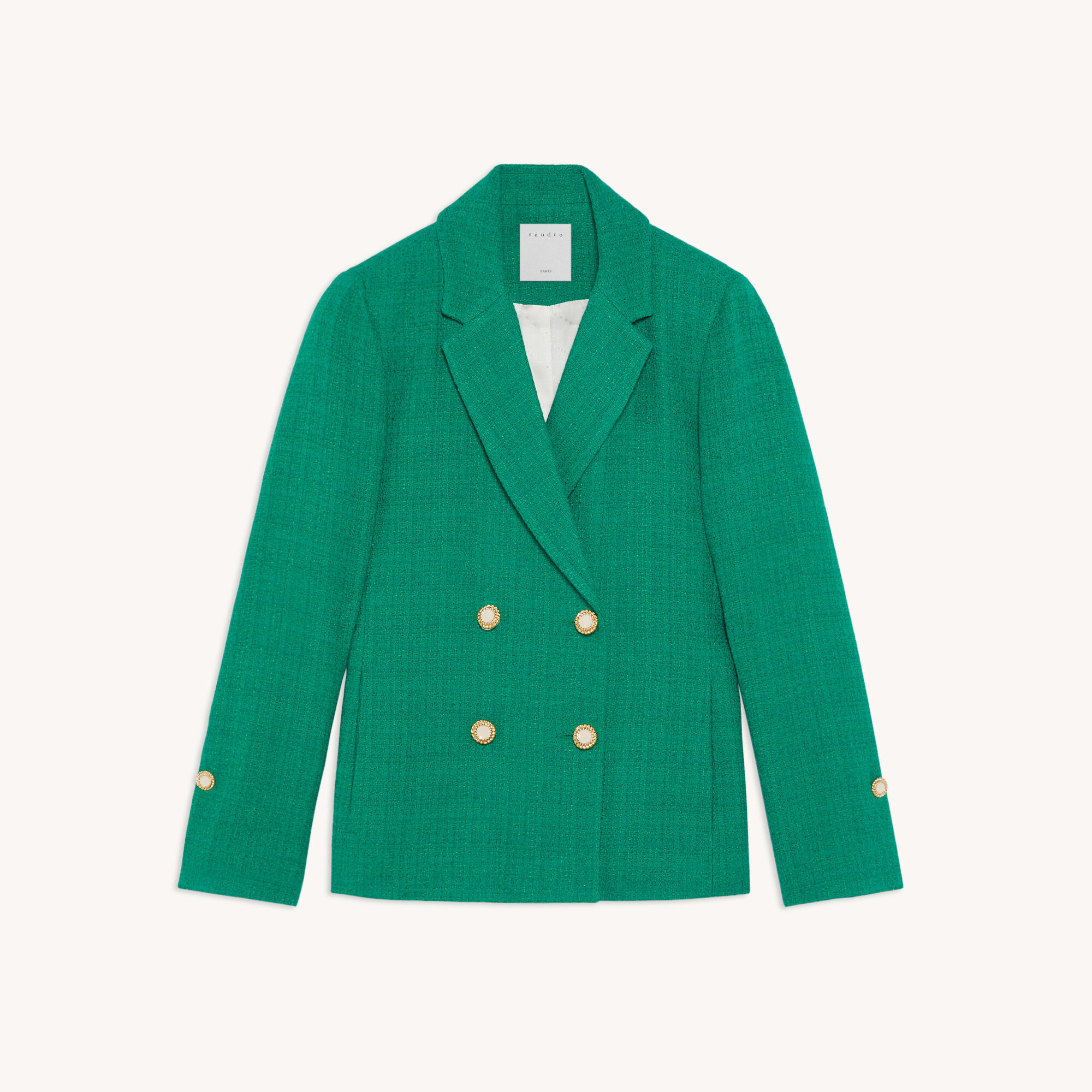 sandro green jacket