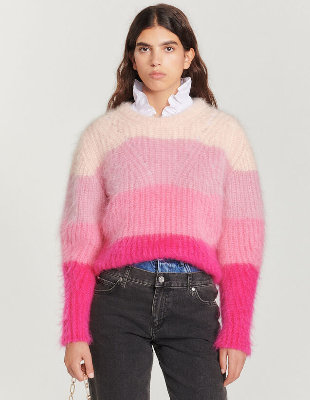 Chunky Knit Sweater : Sweaters & Cardigans color Pink
