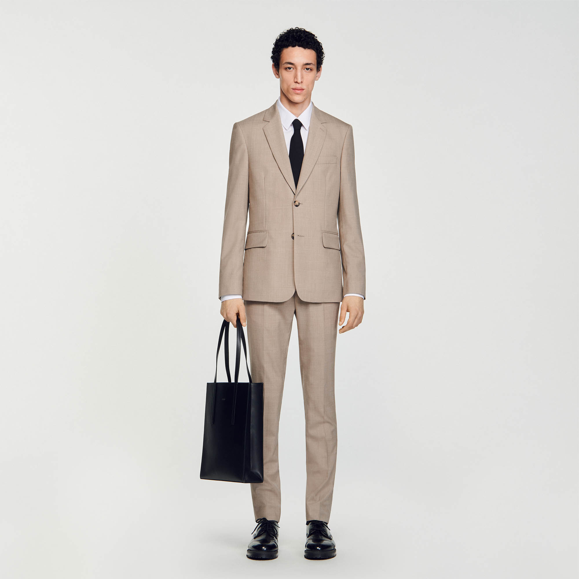 Suit Jacket : Jackets & Coats color Caramel