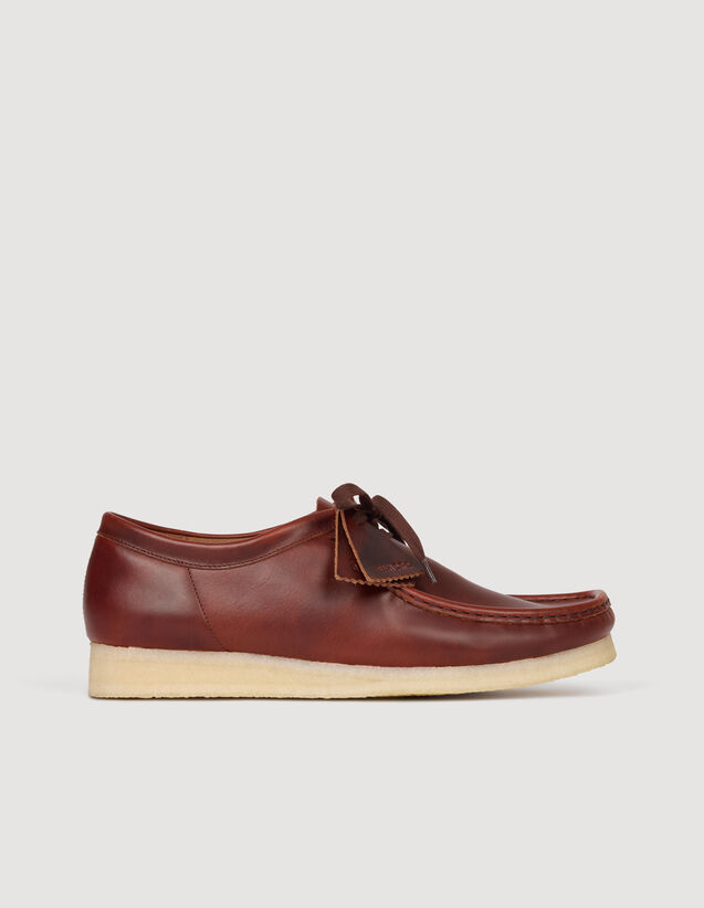 Leather Wallabee™ Derbies - SHACH01401 | sandro-paris.com Leather Wallabee™ Derbies : Shoes color Cognac
