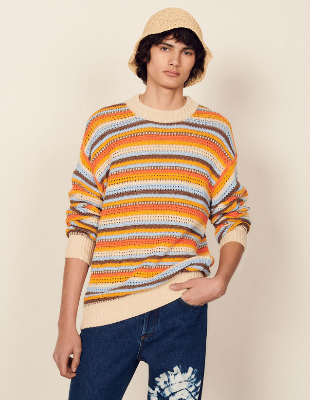 Striped Sweater : Sweaters & Cardigans color Multico 4
