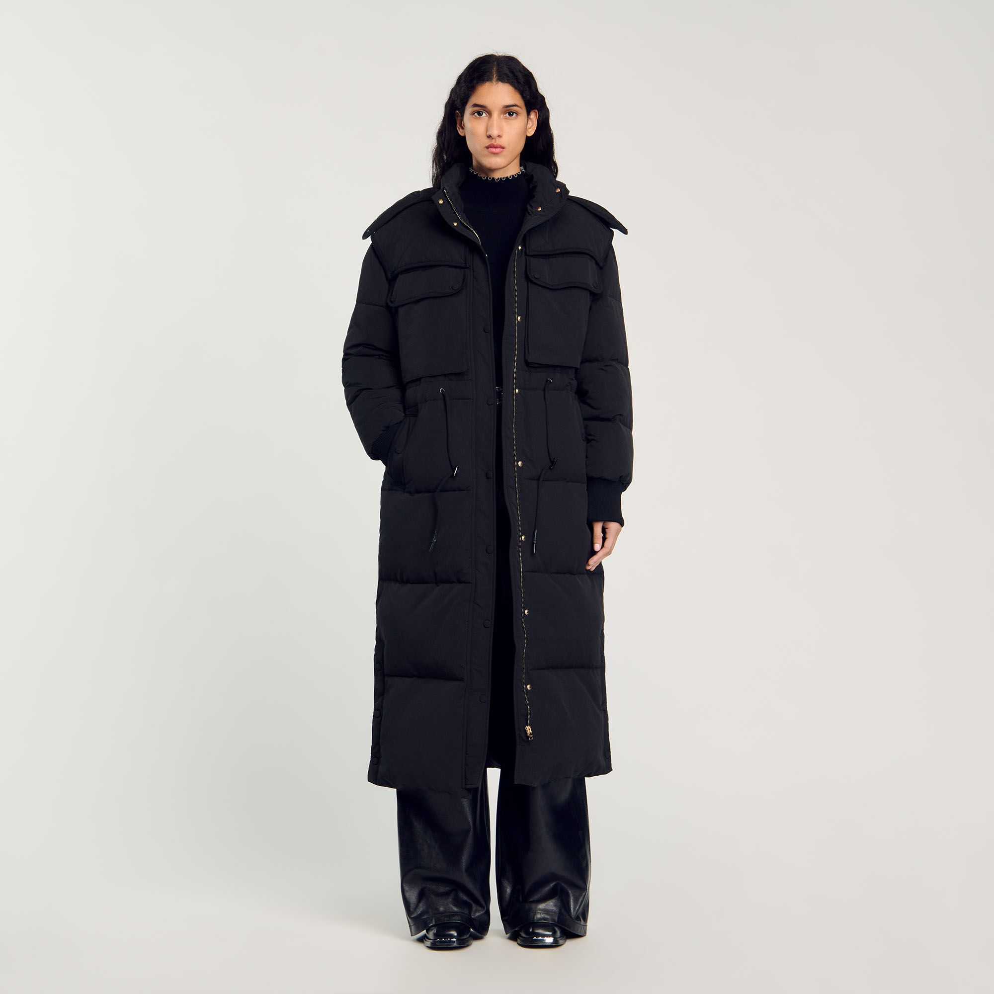 Sandro paris puffer jacket on sale