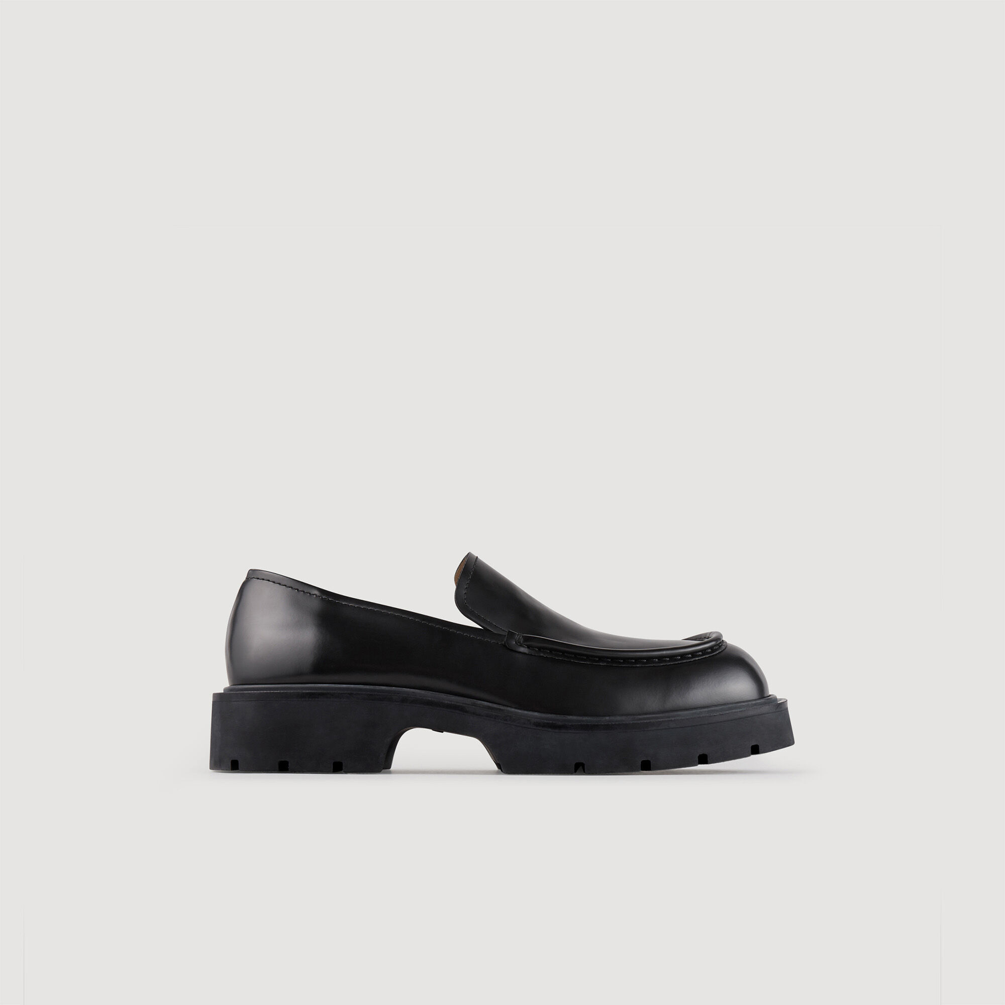 Patent Leather Loafers : Shoes color Black