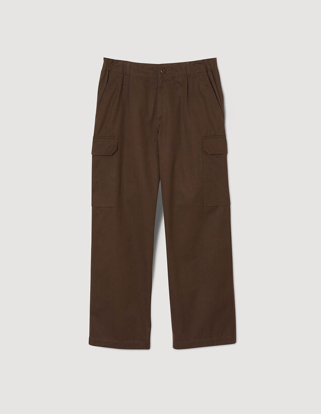 Cargo Trousers : Pants & Shorts color Brown