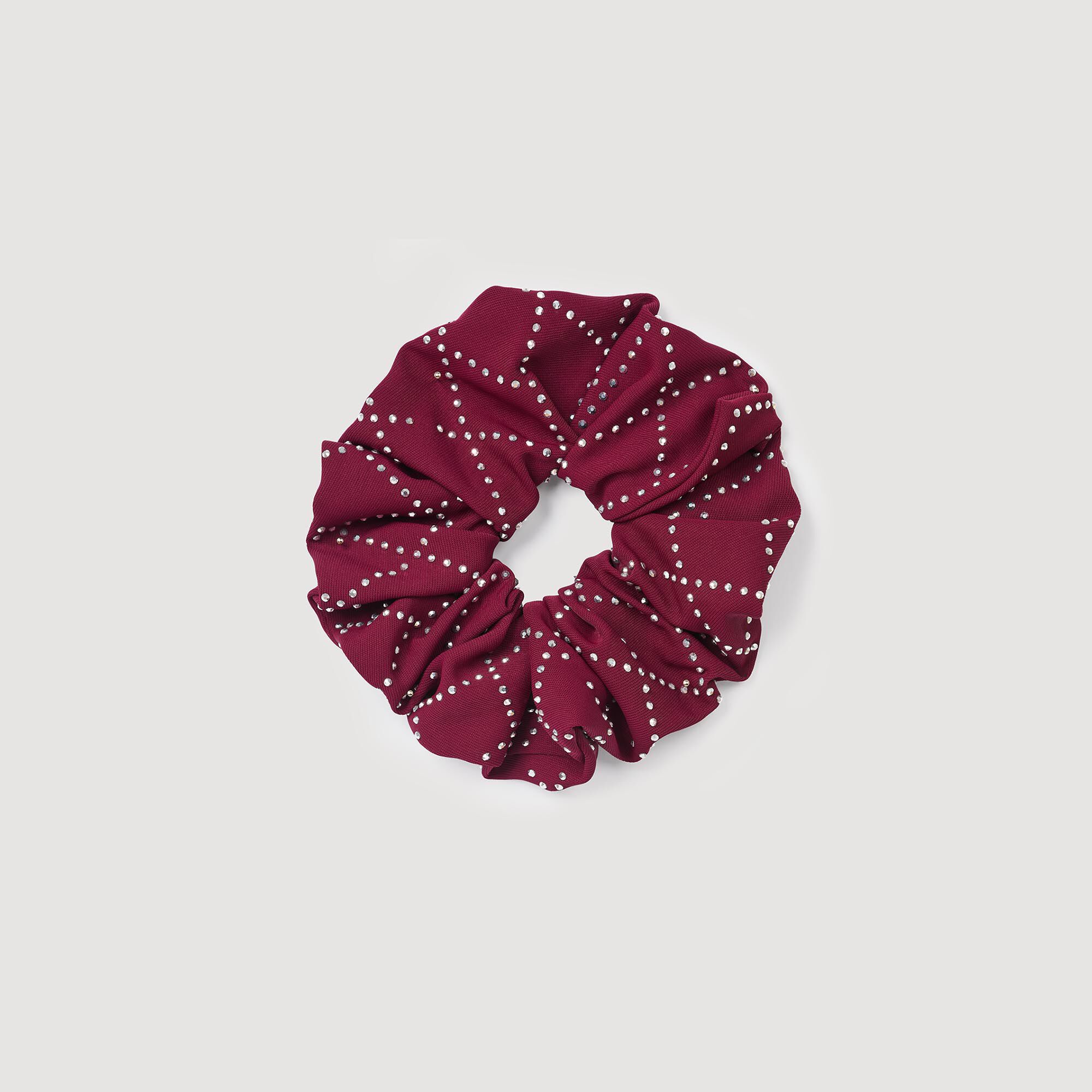 Rhinestone Scrunchie : Other Accessories&nbsp; color Bordeaux