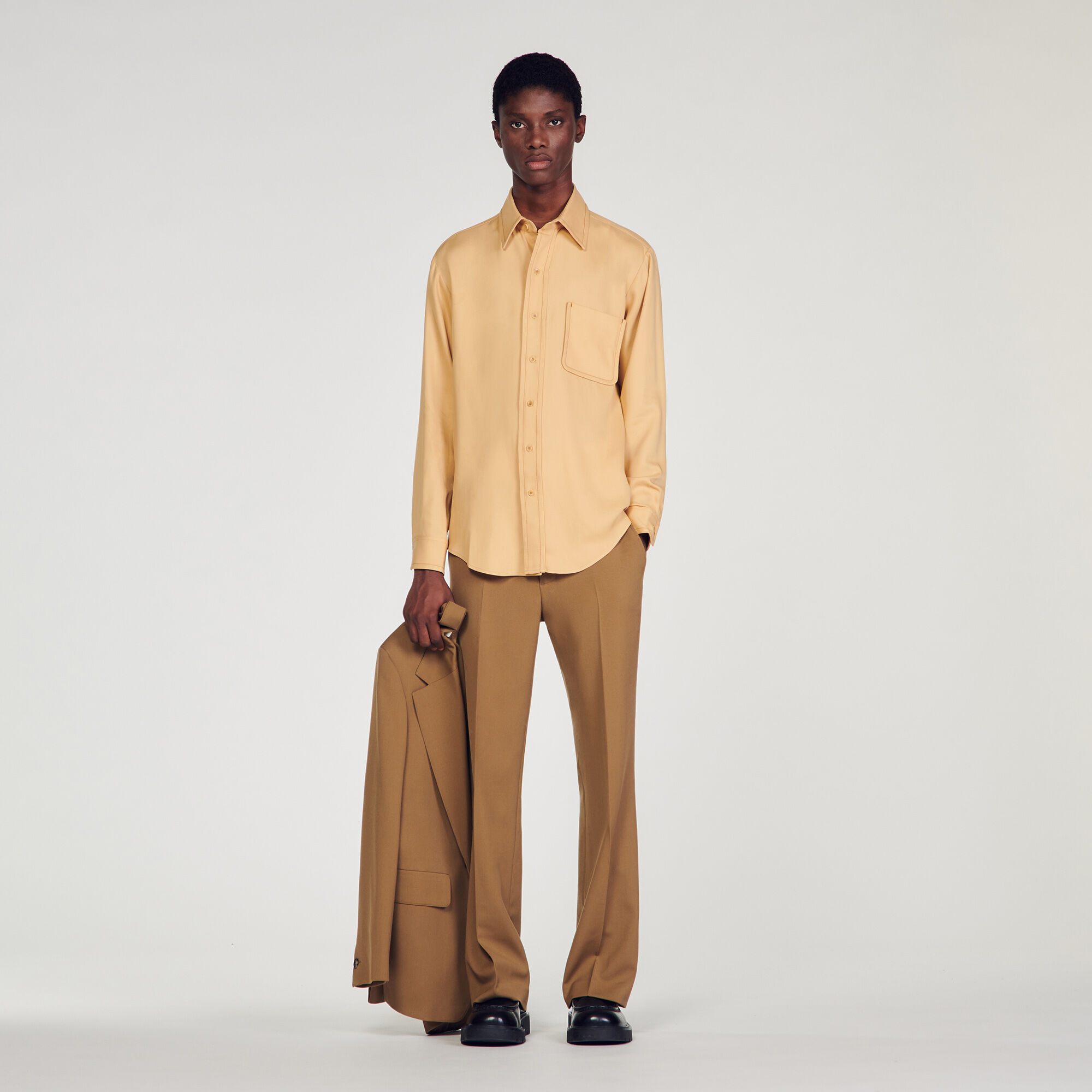 Billowy Shirt : Shirts color Mustard