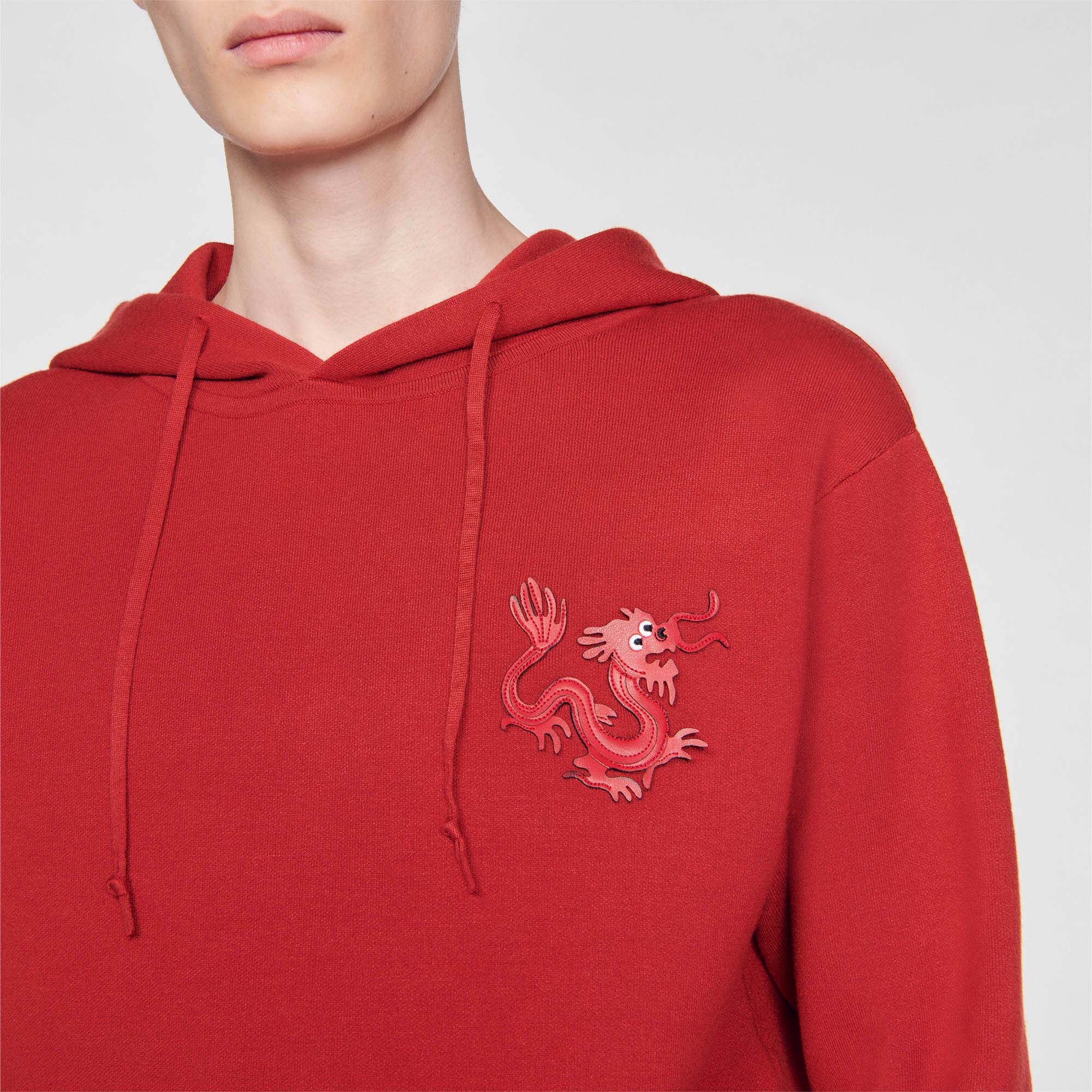 Dragon Hoodie Lunar New Year Collection Sandro paris