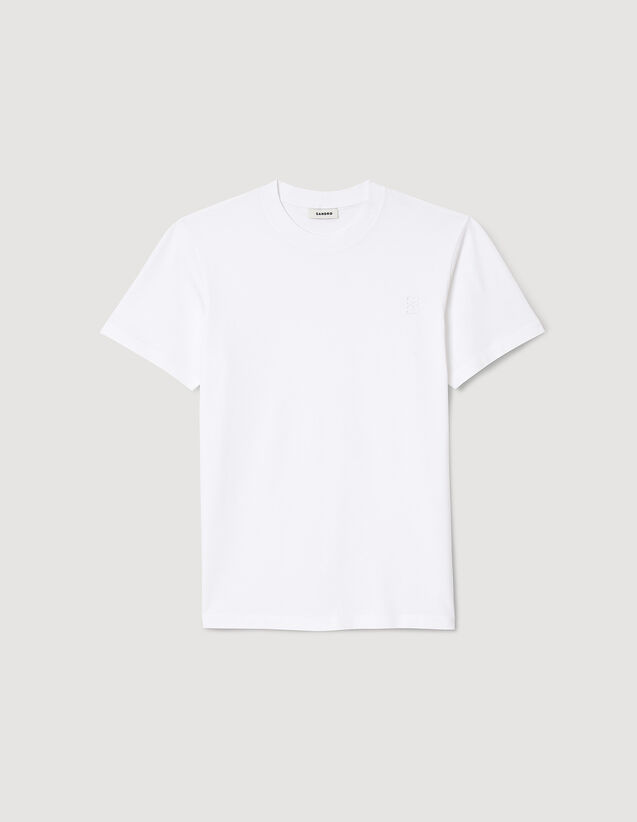 Cotton T-Shirt : T-shirts & Polo shirts color white