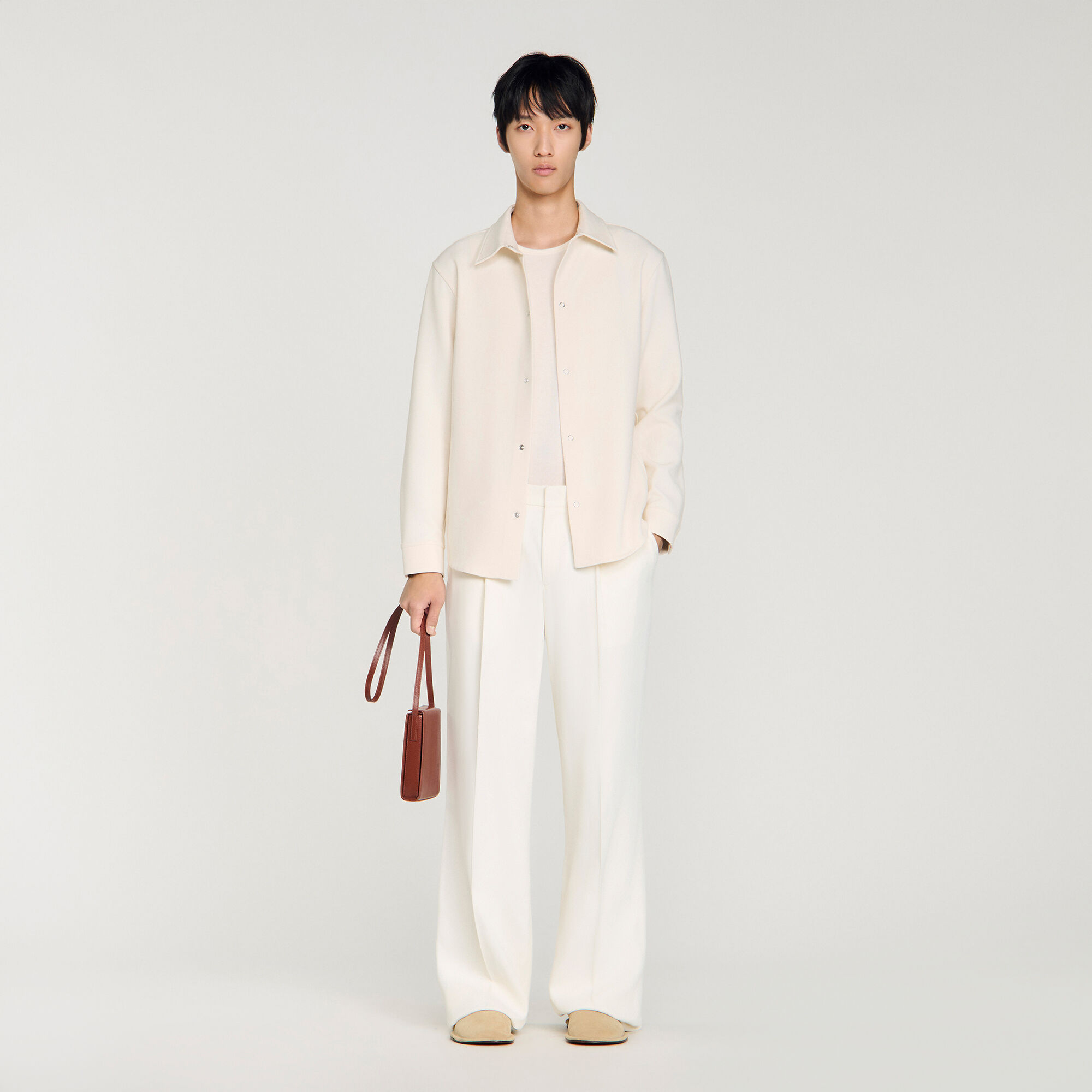 Long-Sleeved Jersey Shirt : Shirts color Black