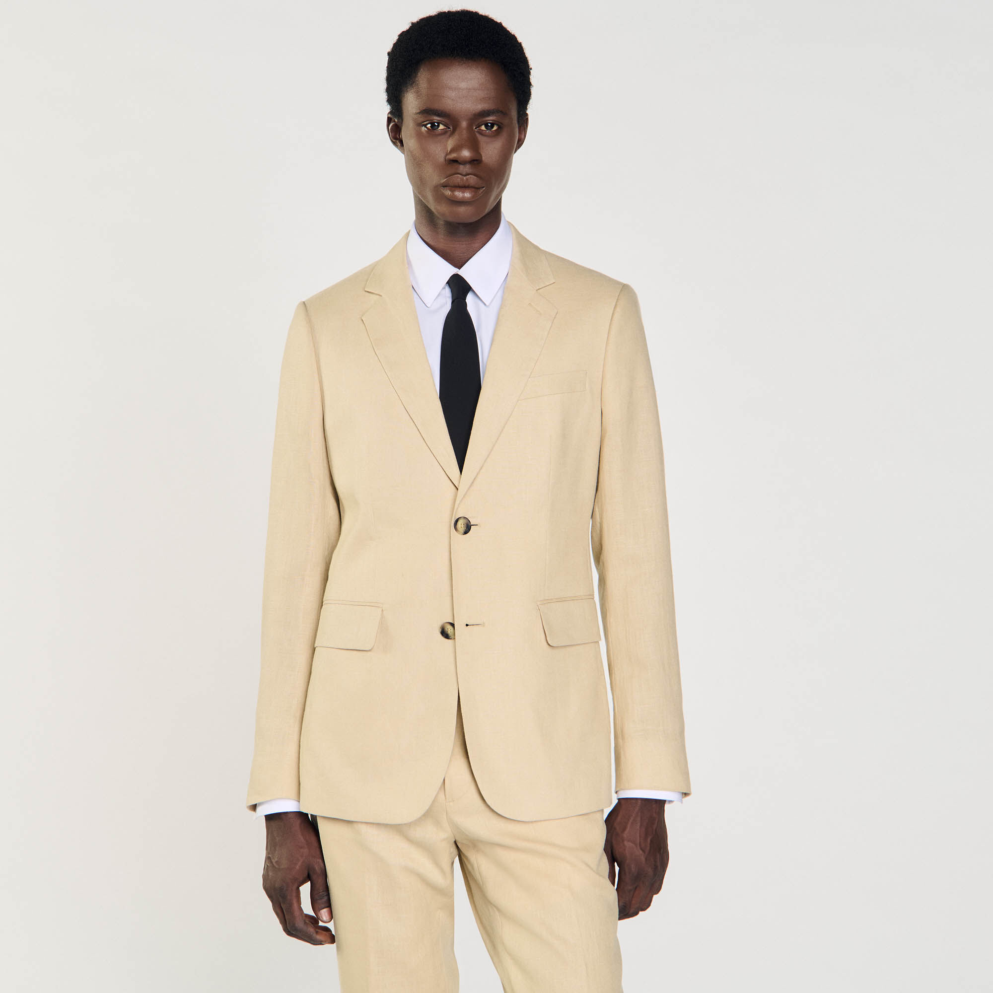 Linen Suit Jacket Jackets Coats Sandro paris