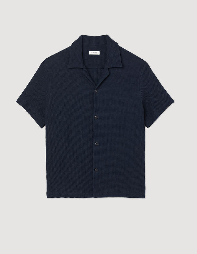 Honeycomb Shirt : Shirts color Navy Blue