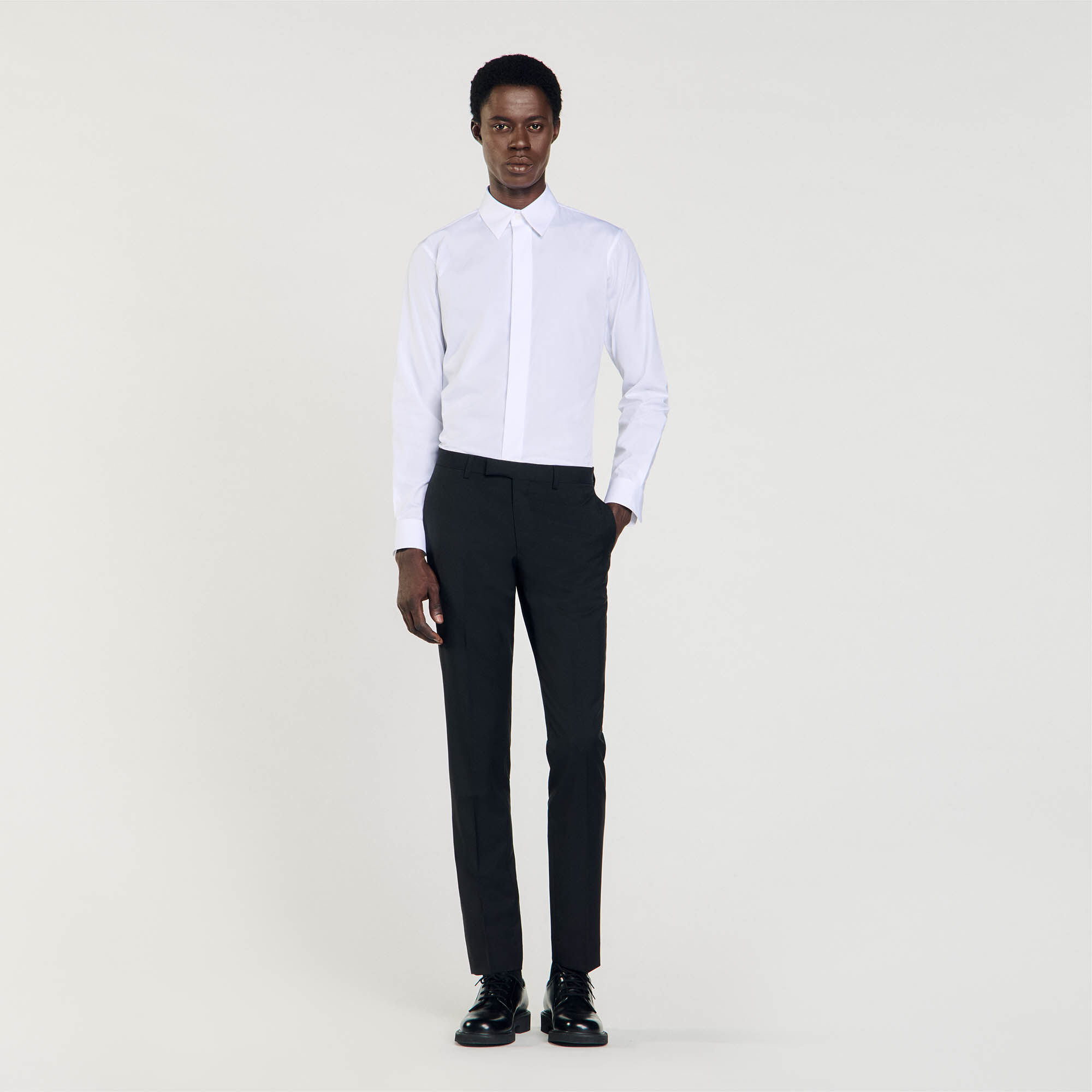 Tuxedo Trousers : Pants & Shorts color Black