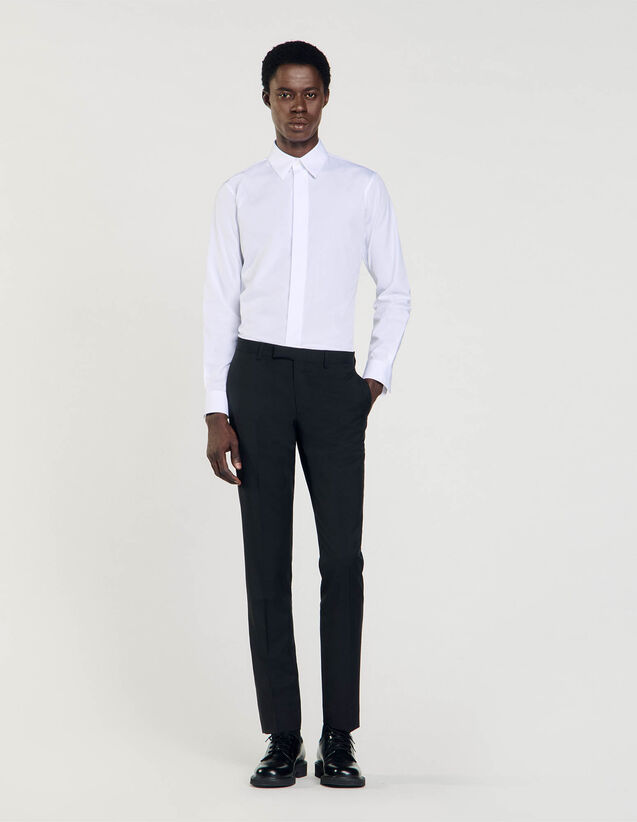 Tuxedo Trousers : View All color Black