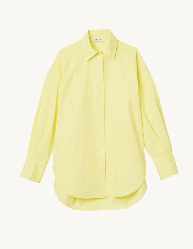 Oversized Shirt : Shirts color Yellow