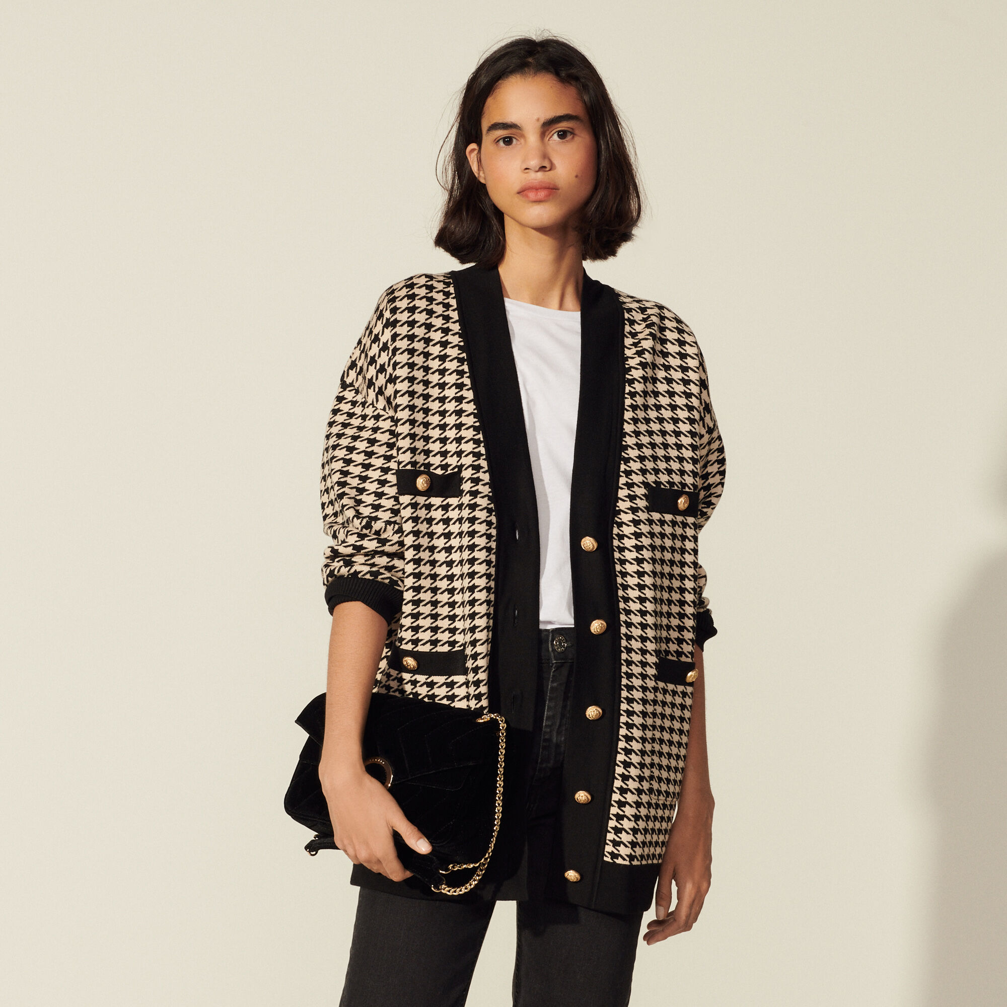 Sandro long new arrivals cardigan