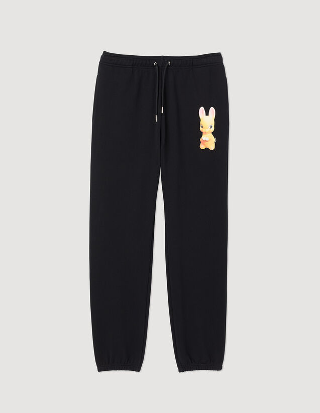Bunny Jogging Bottoms : Pants & Shorts color Black