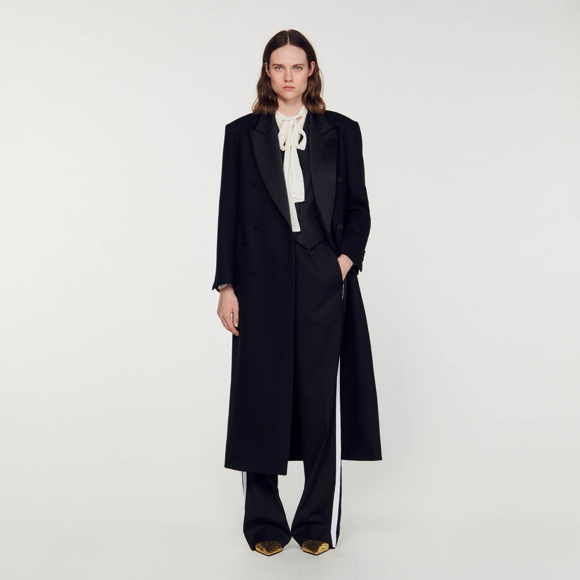 Long Coat : Coats & Jackets&nbsp; color Black