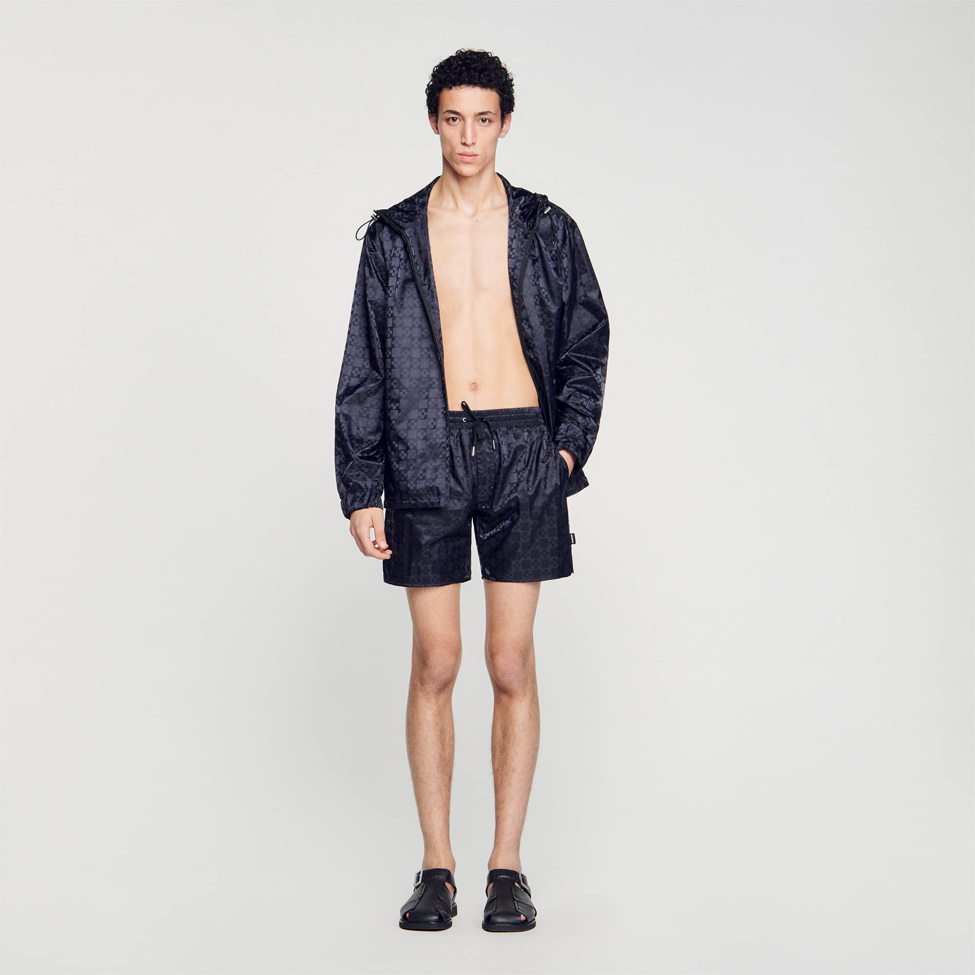 Squarecross Swim Shorts : Pants & Shorts color Black