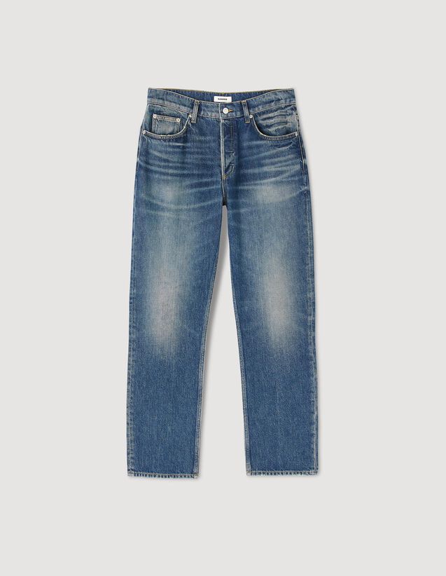 Faded Jeans : Jeans color Blue Vintage - Denim