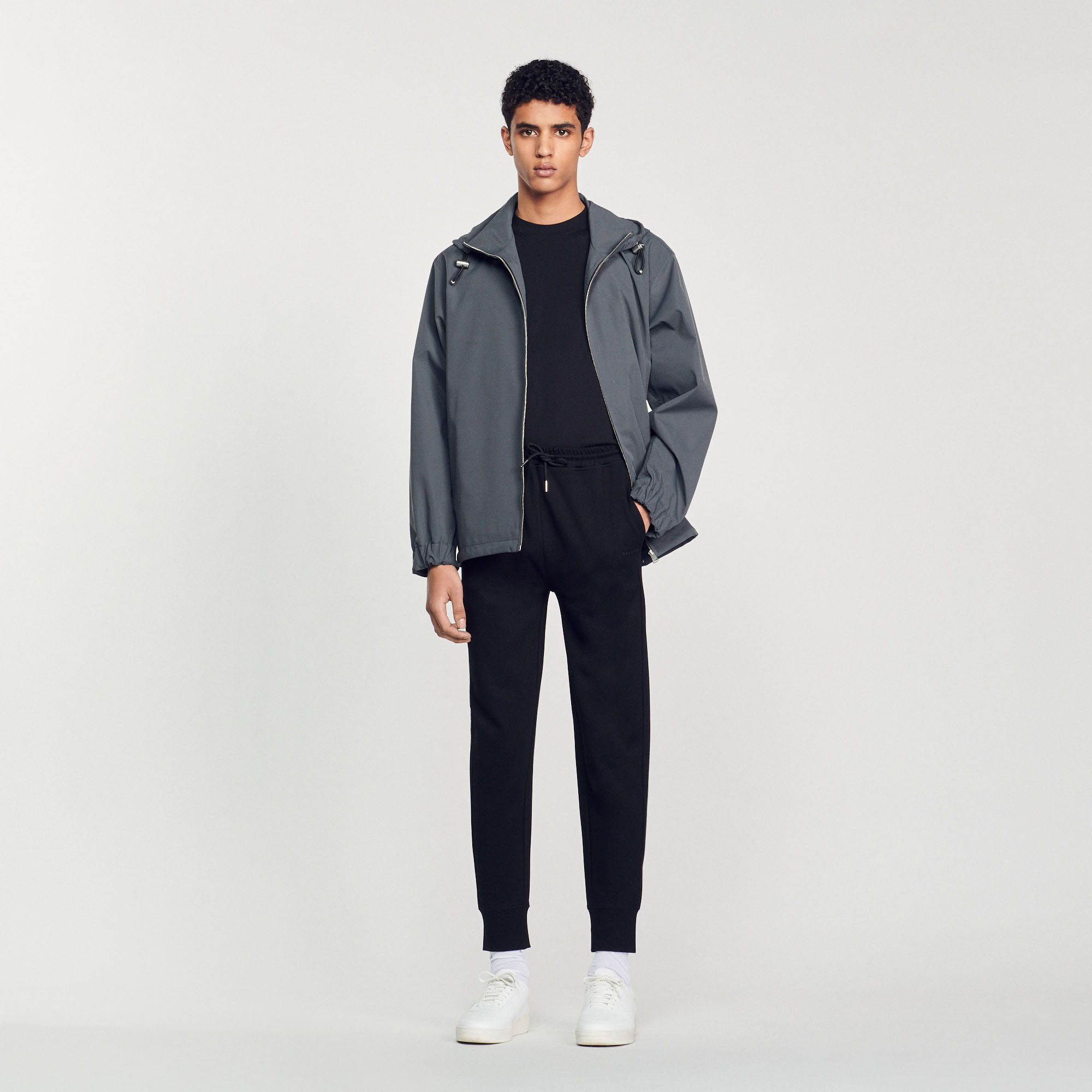 Knitted Jogging Bottoms : Pants & Shorts color Black