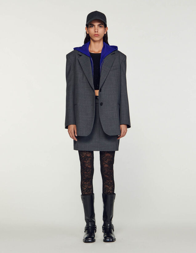 Oversized Suit Jacket : Blazers & Jackets color Charcoal Grey
