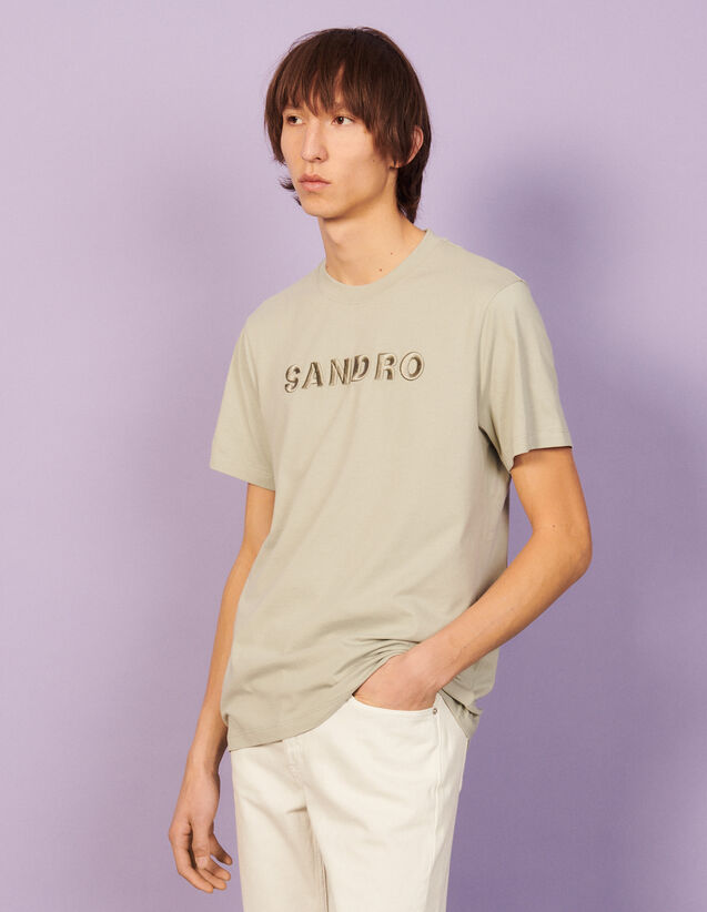 Embroidered T-Shirt : T-shirts & Polo shirts color white