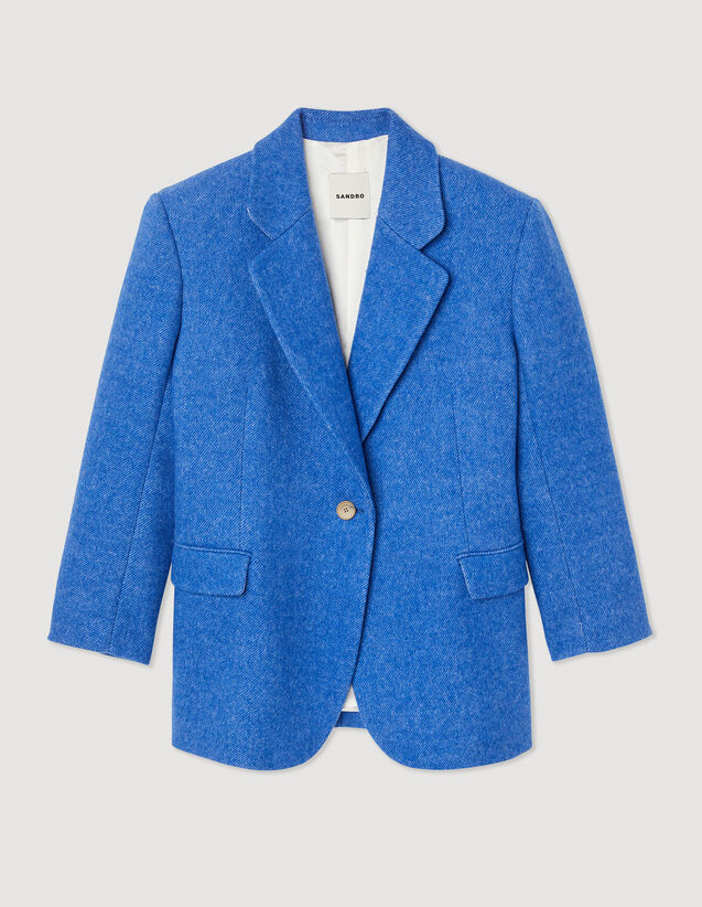 Oversized Tailored Jacket : Blazers & Jackets color Cobalt Blue