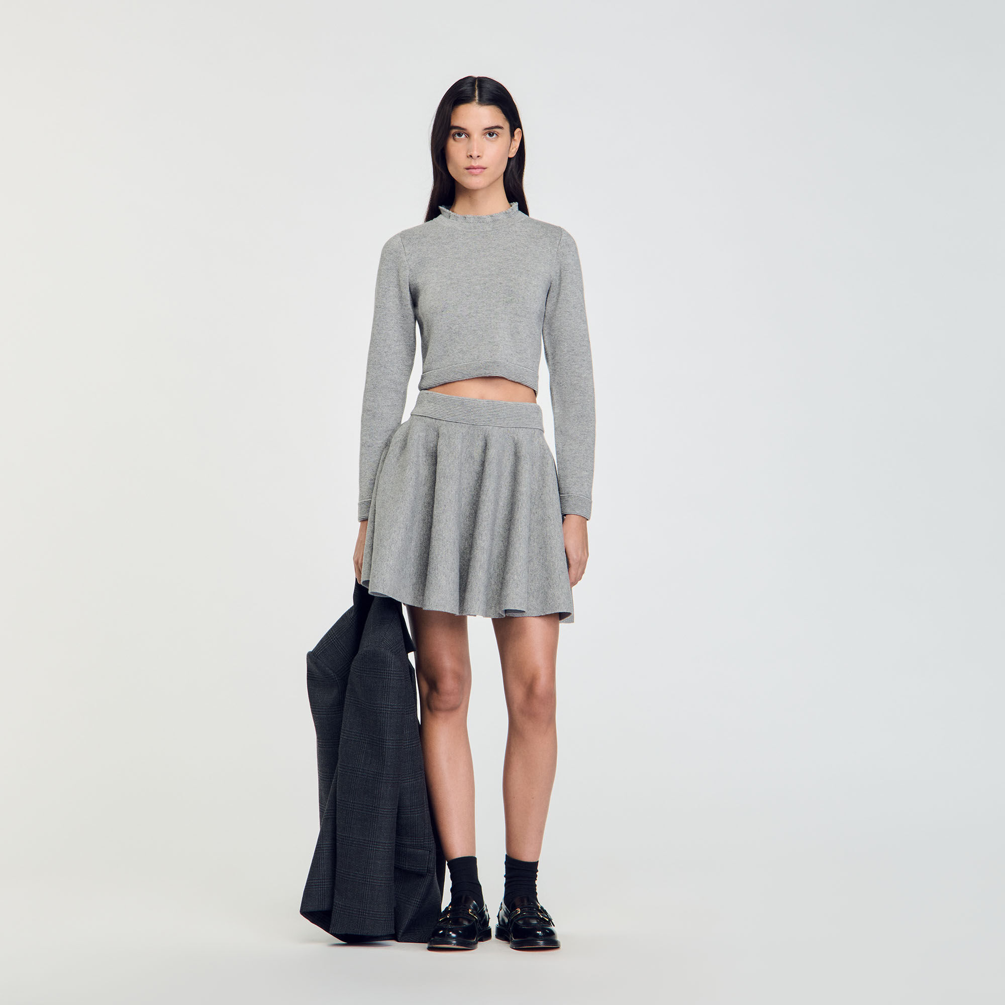 Short Knit Skirt : Skirts & Shorts&nbsp; color 