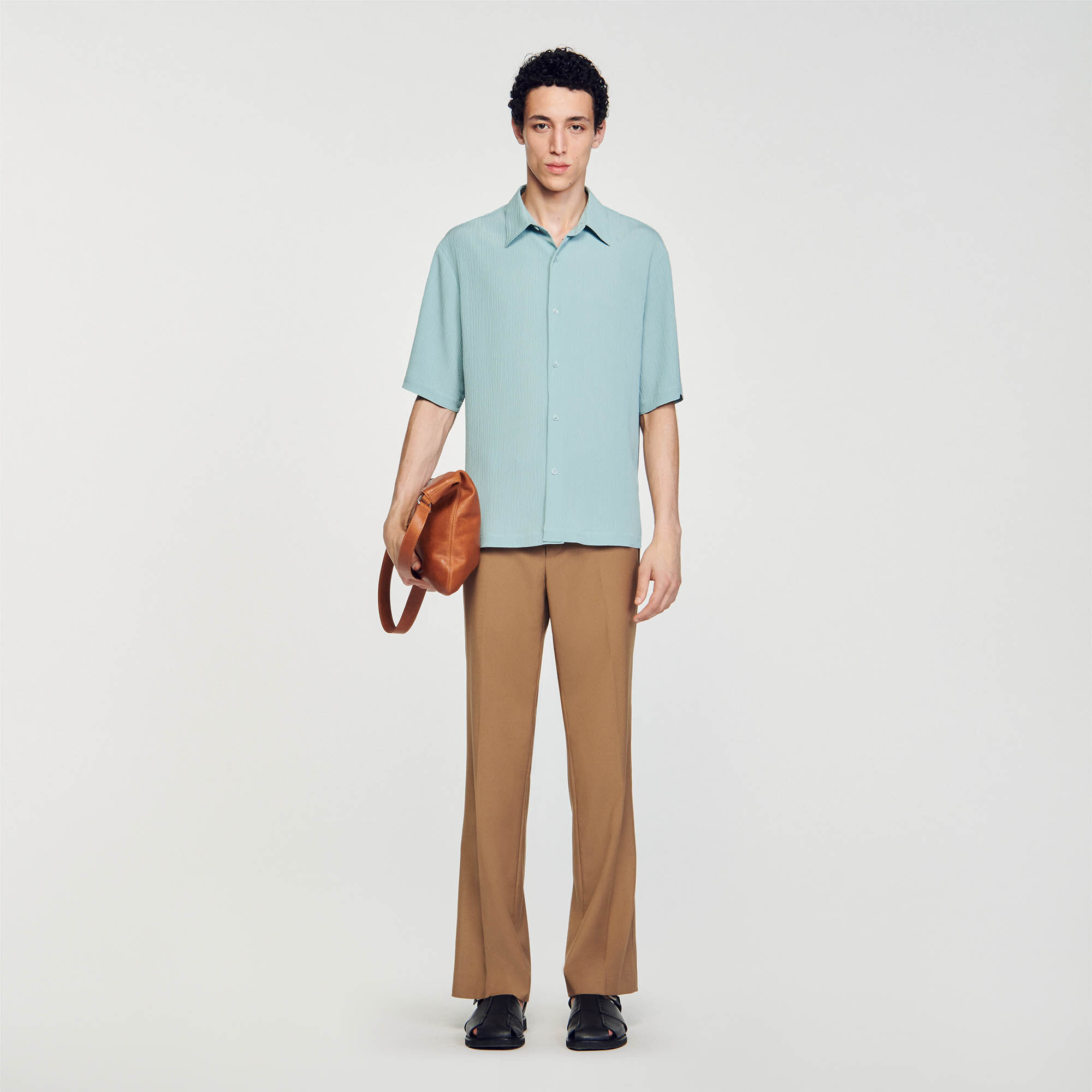 Short-Sleeved Shirt : Shirts color Light Blue