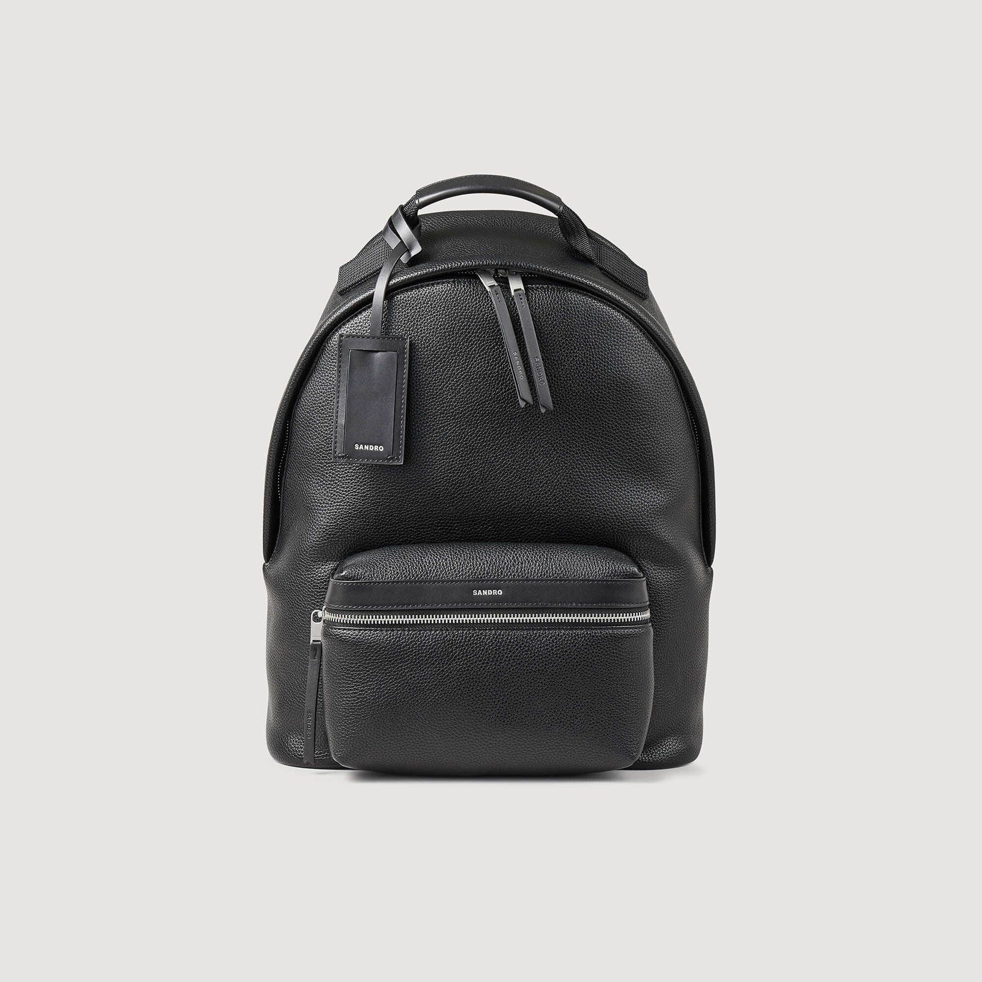 Coated Canvas Backpack Bags Sandro paris