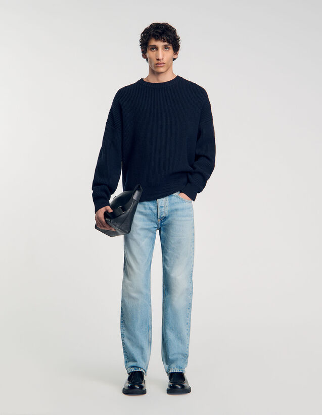 Regular Jeans - SHPJE00665 | sandro-paris.com Regular Jeans : Jeans color Light blue - denim