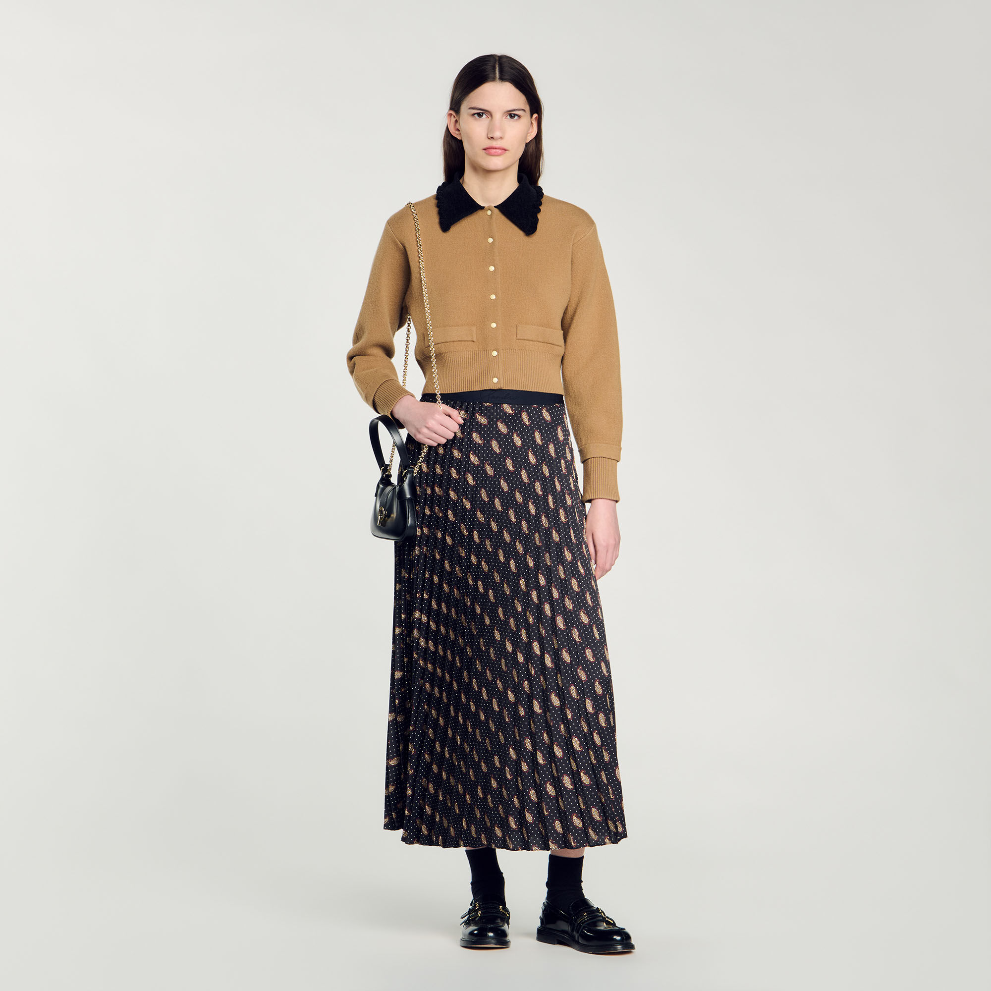 Sandro Paris 本革　レーザースカート sandro(サンドロ) スカート(レディース) - 海外通販のBUYMA