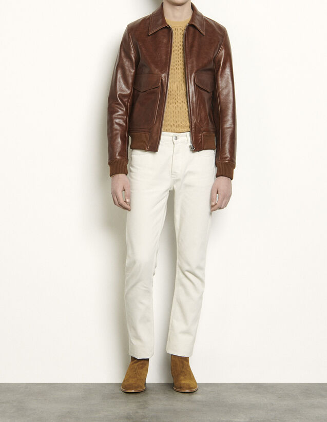 Leather Jacket : null color 