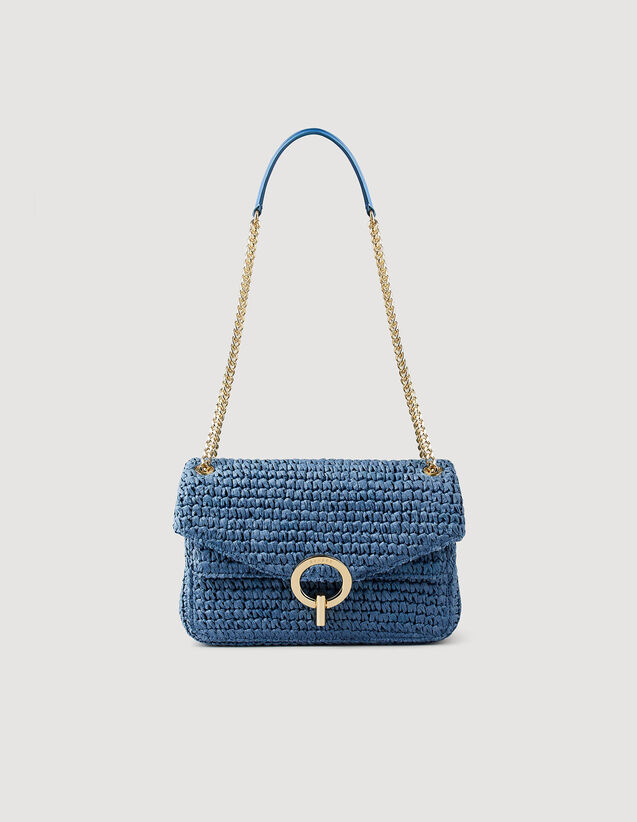 Raffia Yza Bag : My Yza bag color Blue