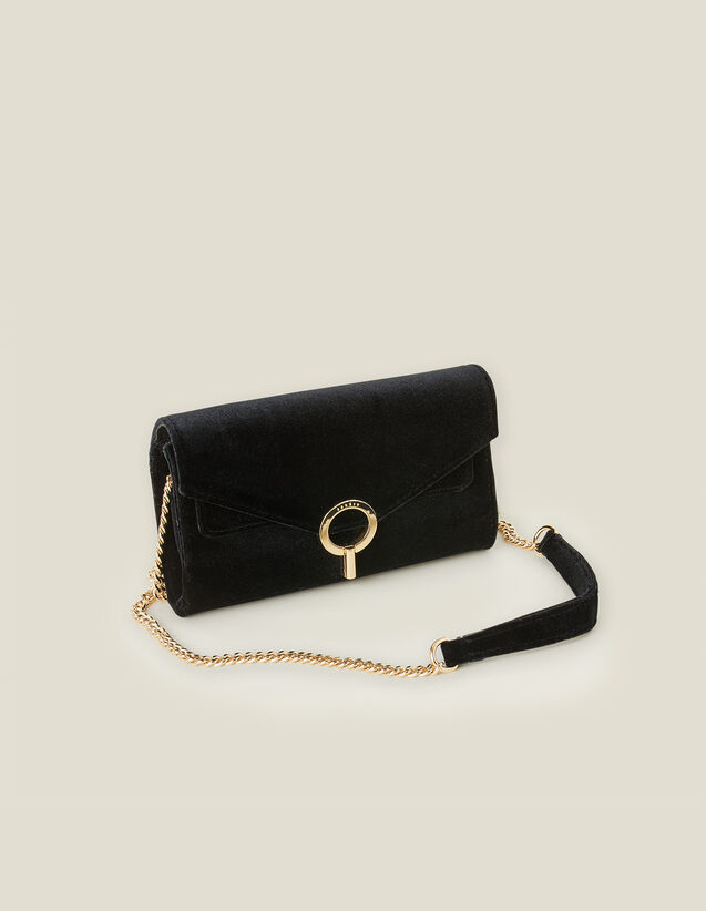 Velvet Clutch Bag : Others Bags color Black