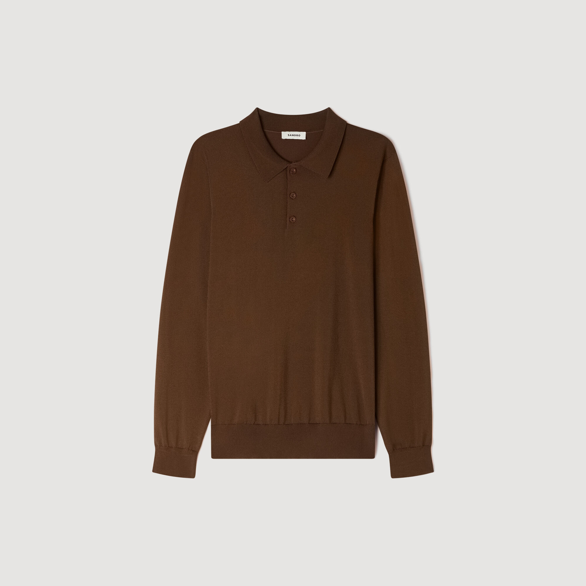 Ribbed Polo Shirt : Sweaters & Cardigans color Fonte