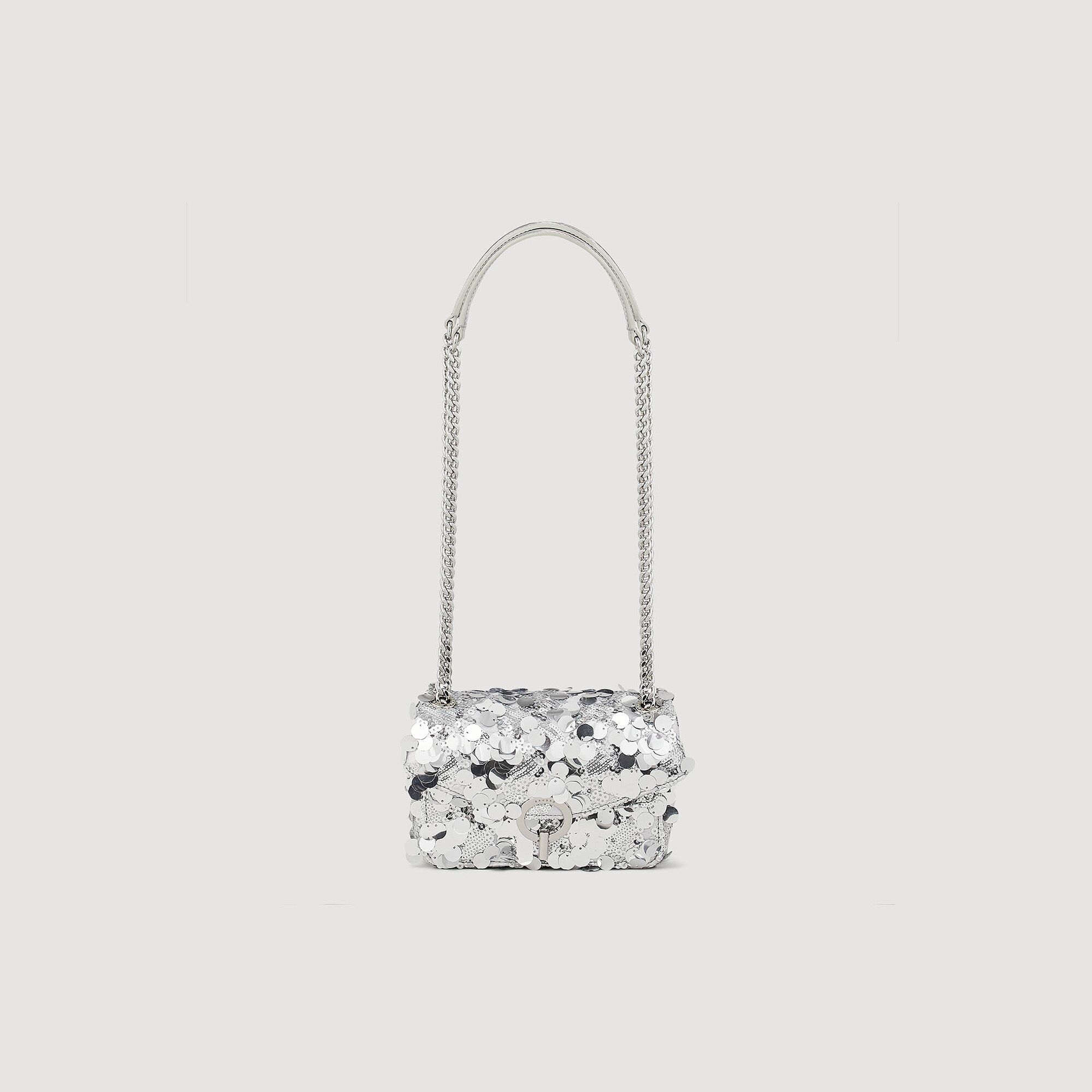 Mini Yza Disco Bag : Bags&nbsp; color Silver