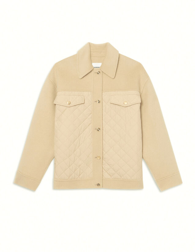 Quilted Jacket : Blazers & Jackets color Beige
