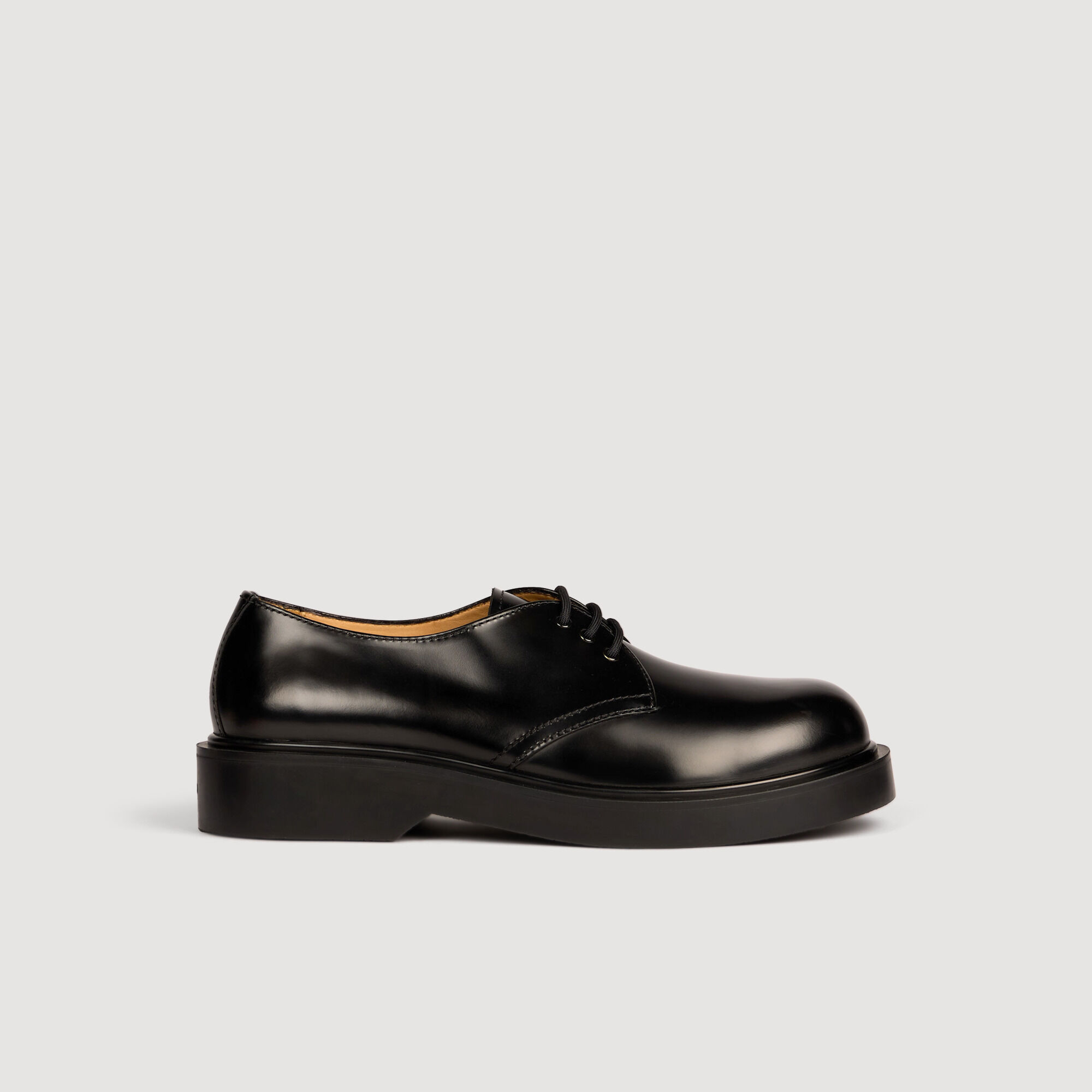 Patent Leather Derbies : Shoes color Black
