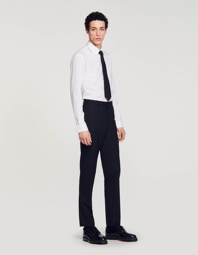 Classic Suit Trousers - SHPPA00978 | sandro-paris.com Classic Suit Trousers : Suits & Tuxedos color Black