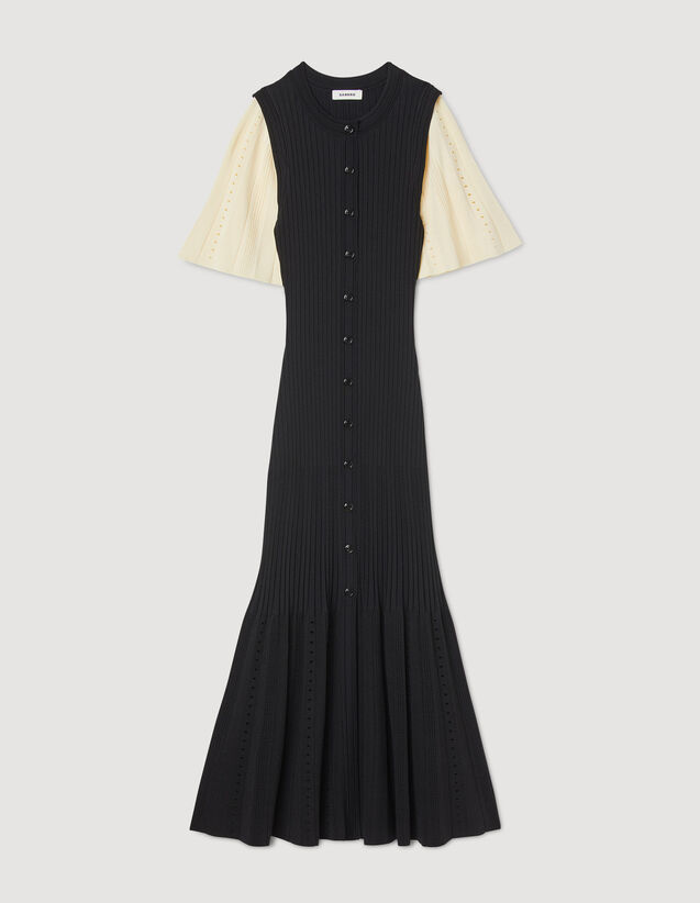 Midi Knit Dress : Dresses color Black