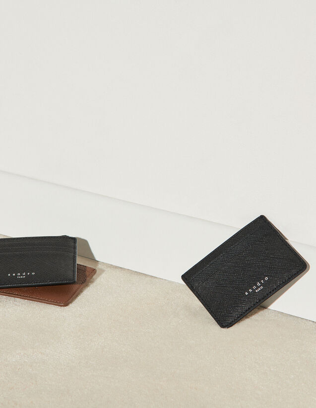 Leather Card Holder : New In color Black
