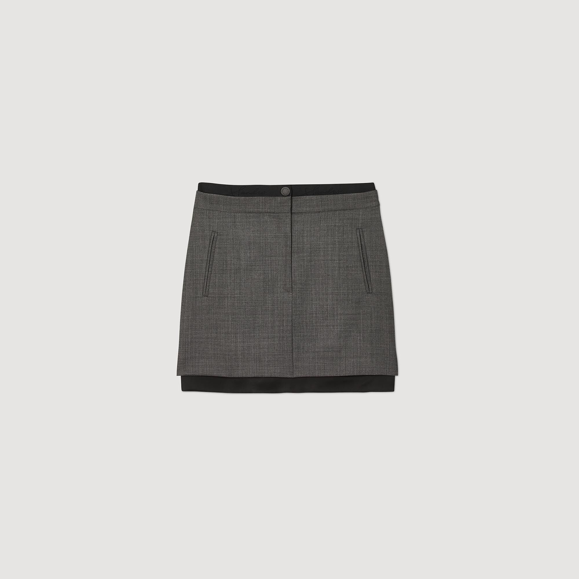 Elasticated Mini Skirt Skirts & Shorts