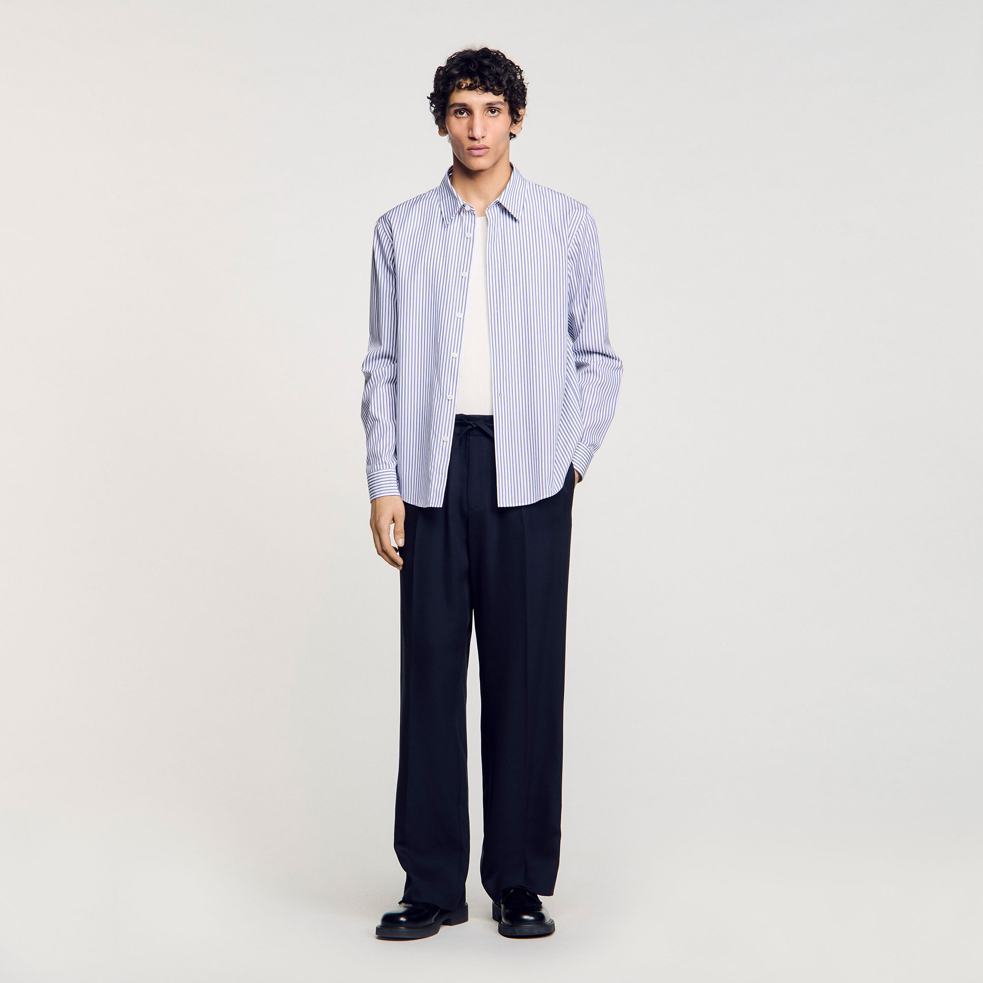 Striped Shirt : Shirts color Blue Sky