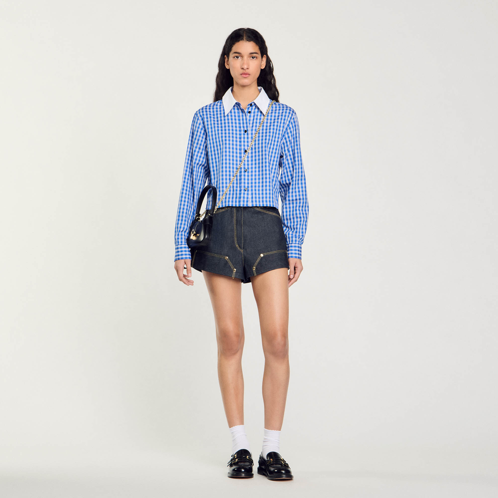 Short Checked Shirt : null color 