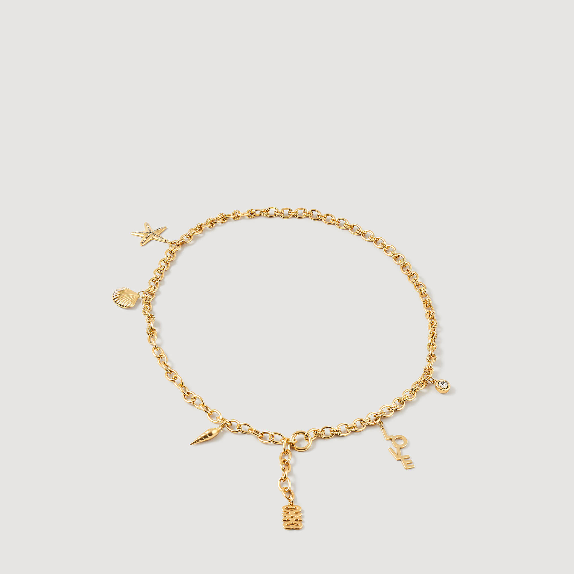 Jewellery Belt With Tassels : Other Accessories&nbsp; color Gold